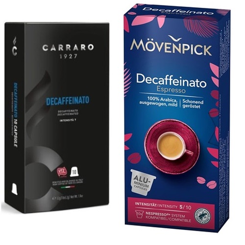 Carraro и Movenpick капсулы для Nespresso
